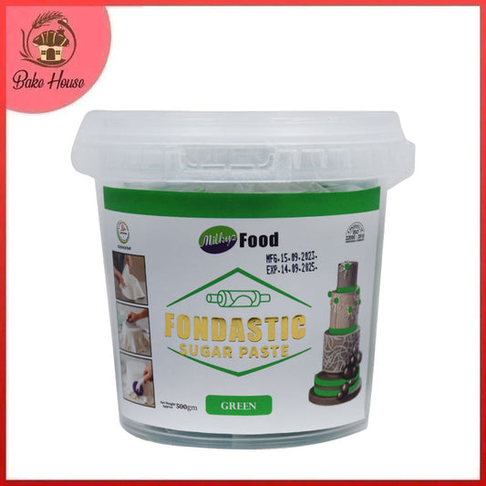 Milkyz Food Fondastic Green Fondant Sugar Paste 500gm