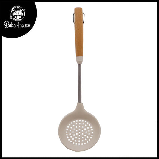 AITOS Silicone Slotted Spoon With Stainless Steel Handle