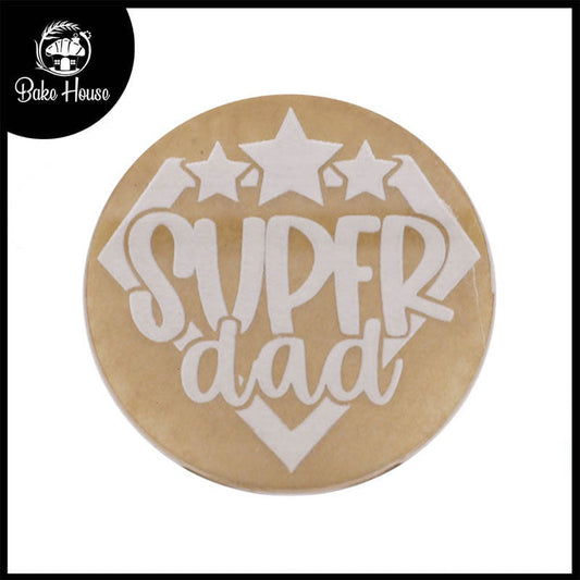 Father's Day Fondant Decorating Stamp Plastic