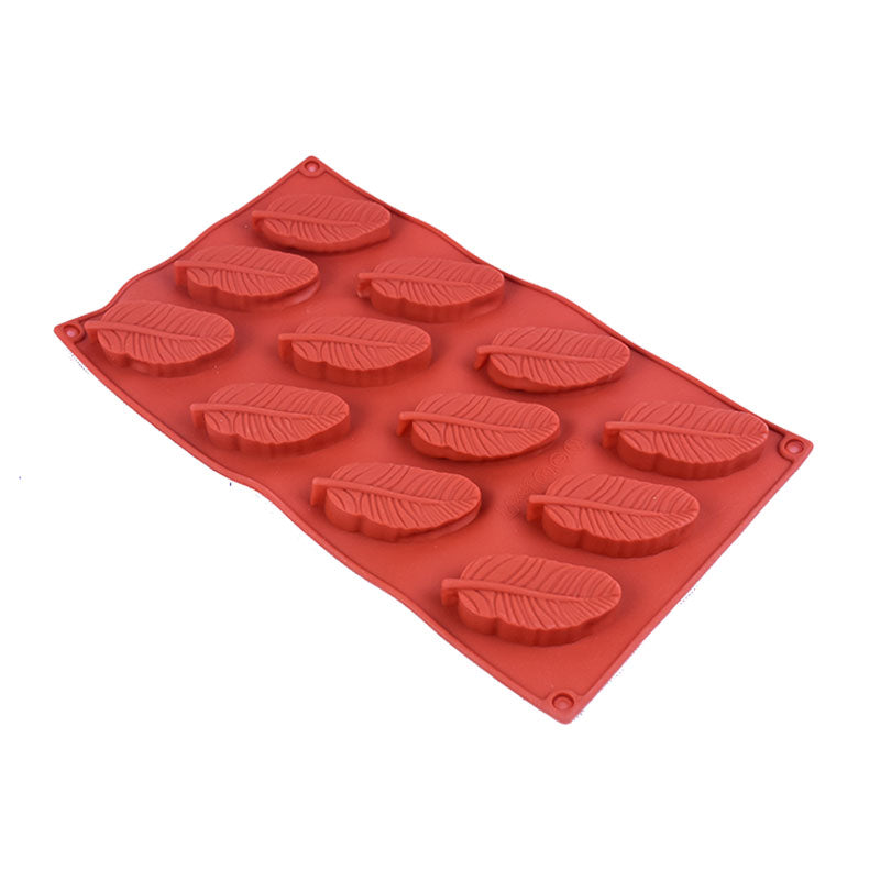 Feather Silicone Chooclate Mold 12 Cavity