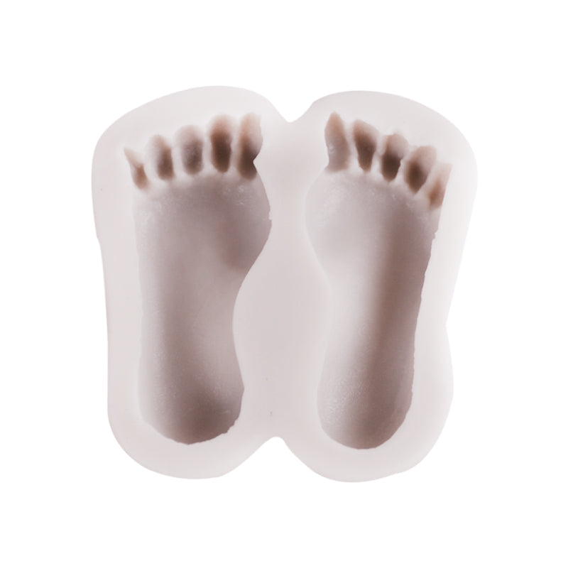 Feet 2 Cavity Silicone Mold