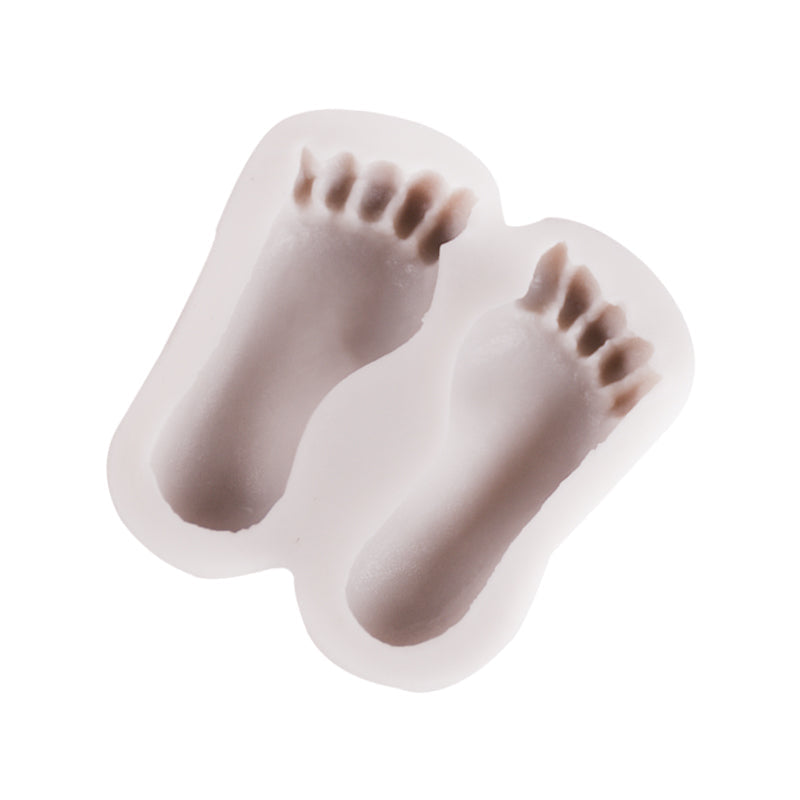 Feet 2 Cavity Silicone Mold