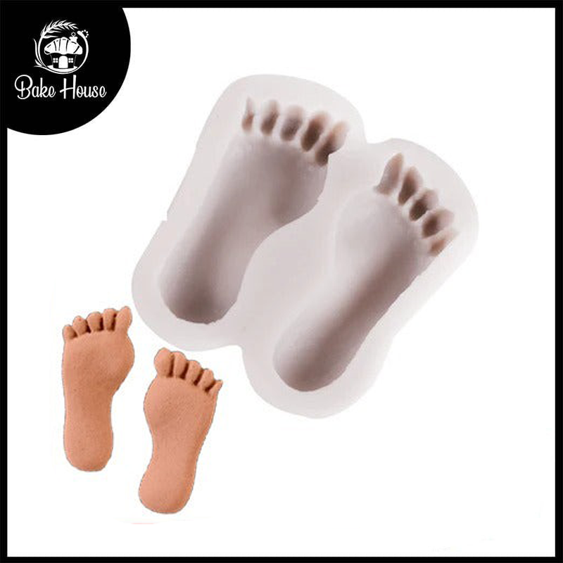 Feet 2 Cavity Silicone Mold