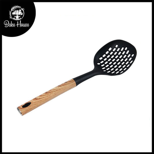 Shengya Top Choice Perforated Spoon Plastic with Steel Handle