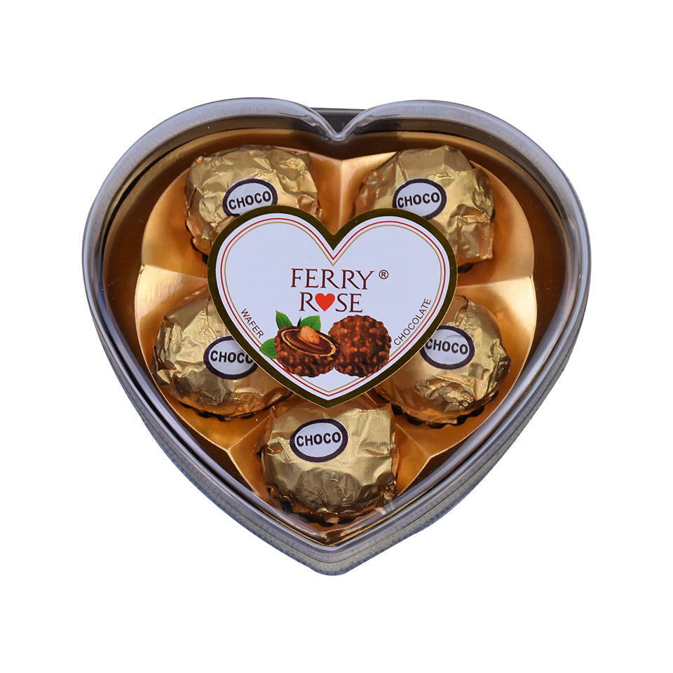 Ferry Rose Wafer Chocolate Balls 5Pcs Box