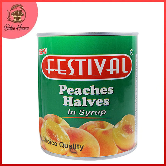 Festival Peaches Halves In Syrup 820gm Tin