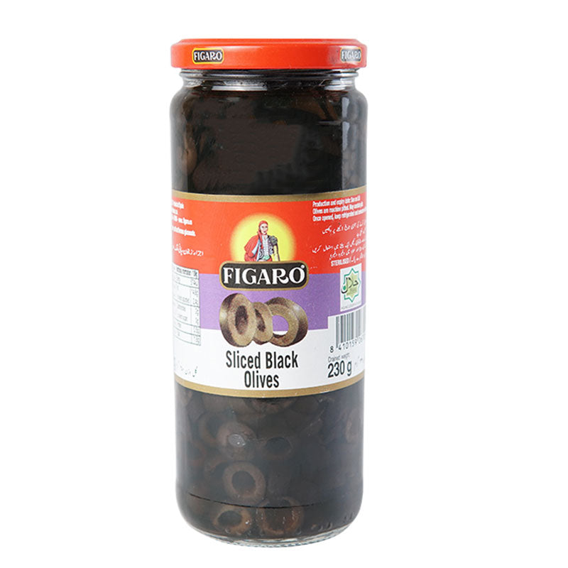 Figaro Sliced Black Olives 450gm