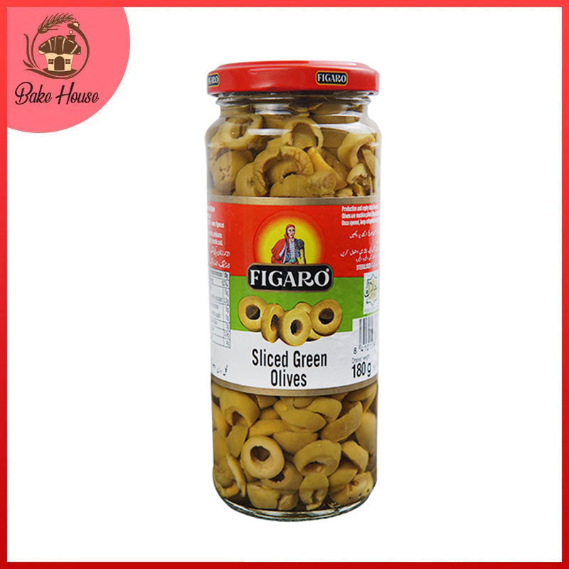 Figaro Sliced Green Olives 340gm