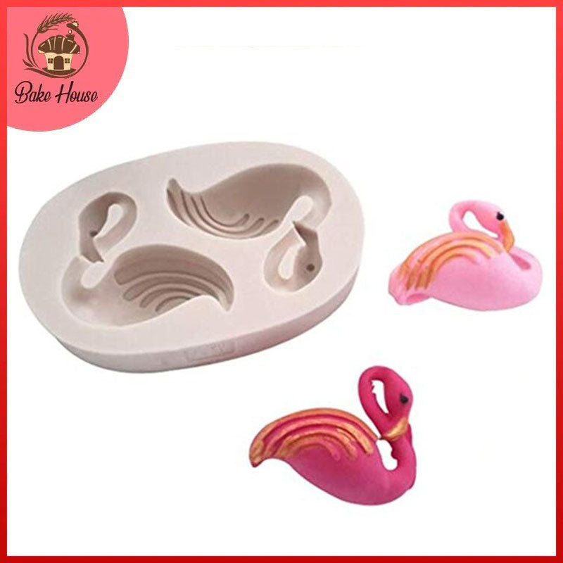 Flamingo Silicone Fondant & Chocolate Mold 2 Cavity