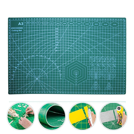 Flexible Cutting Mat Double Sided A3 Size (450x300mm)