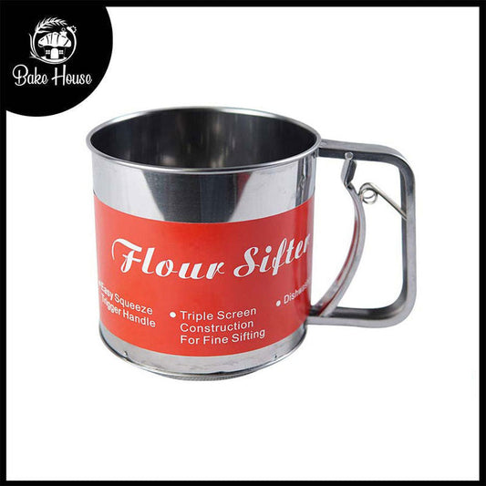 Flour Sifter Stainless Steel Large