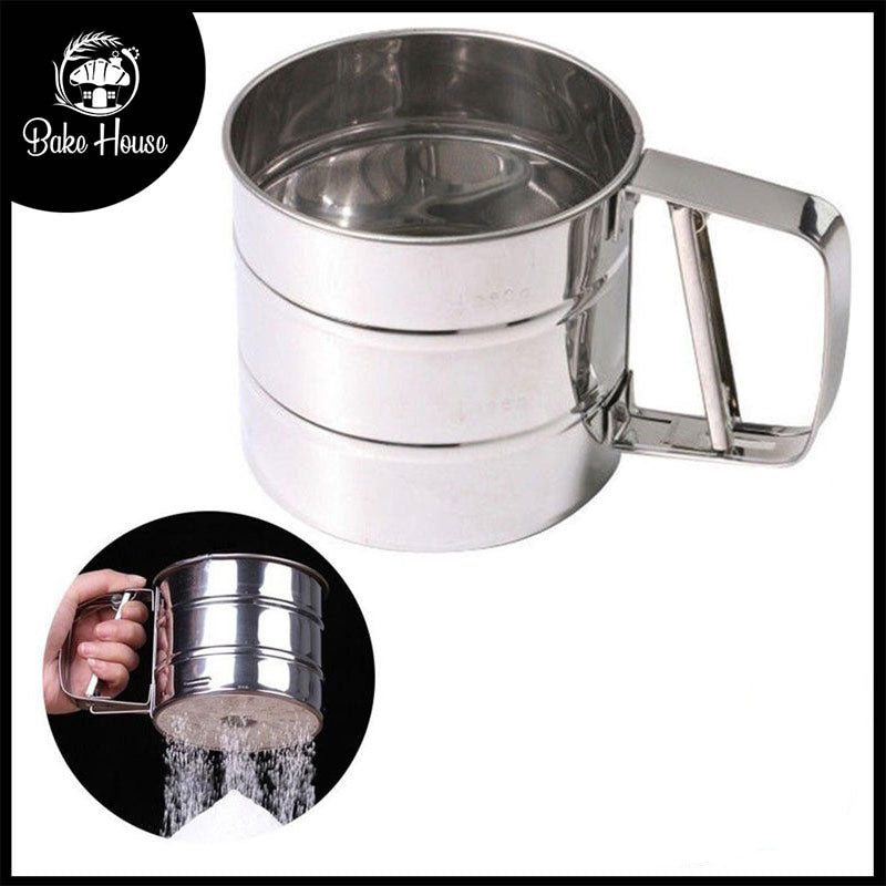 Flour Sifter Stainless Steel Small