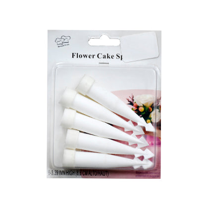 Flower Cake Decorating Spikes Plastic 5Pcs Set