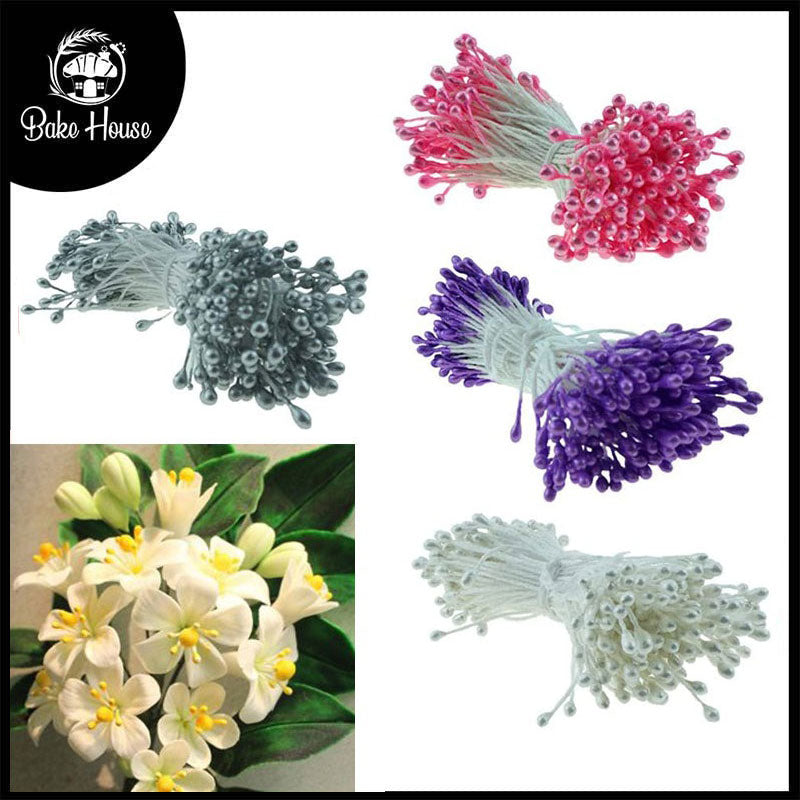 Flower Decorating Stamens 4Pcs Set Colorful