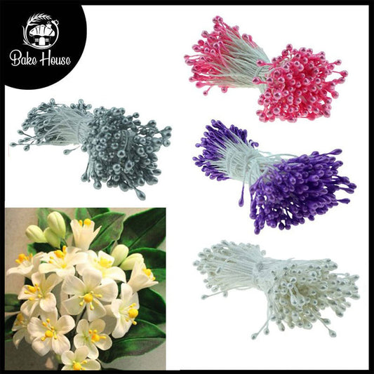 Flower Decorating Stamens 6Pcs Set Colorful