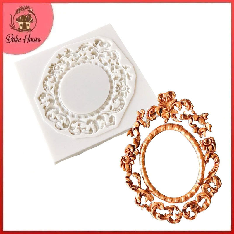 Flower Frame Silicone Fondant Cake Mold