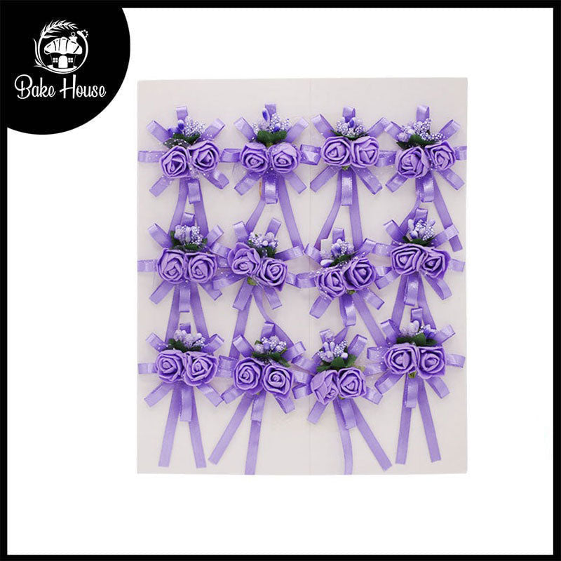 Flower Ribbon For Decoration 12Pcs Pack