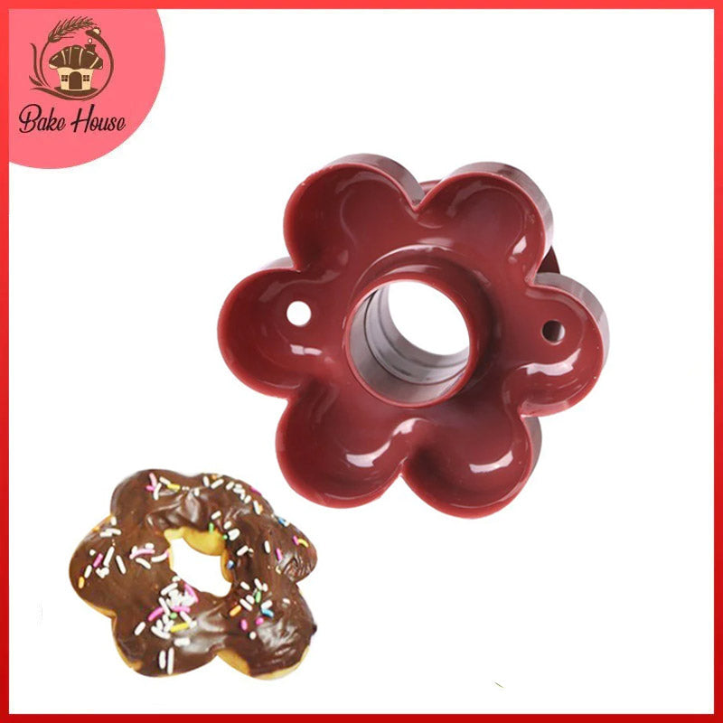 Flower Shape Donut Cutter Plastic
