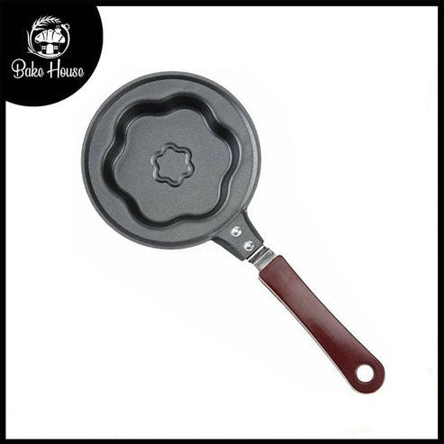 Flower Shape Mini Egg Fry Pan Non Stick