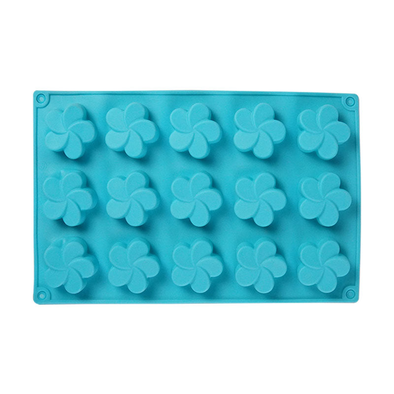 Flower Shape Silicone Mold  15 Cavity