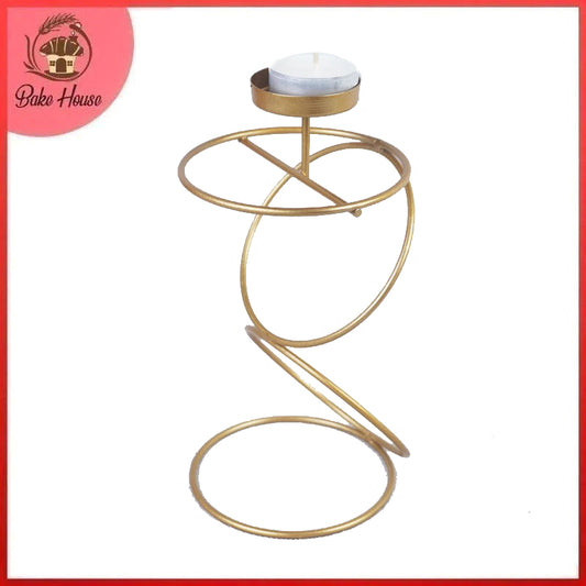Stacked Rings Tealight Candle Holder Iron Decoration Centrepiece Stand