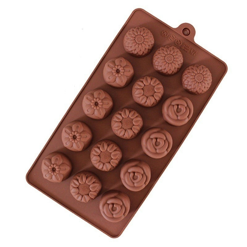 Demonstration Rubber Candy Mold (15 Cavity)