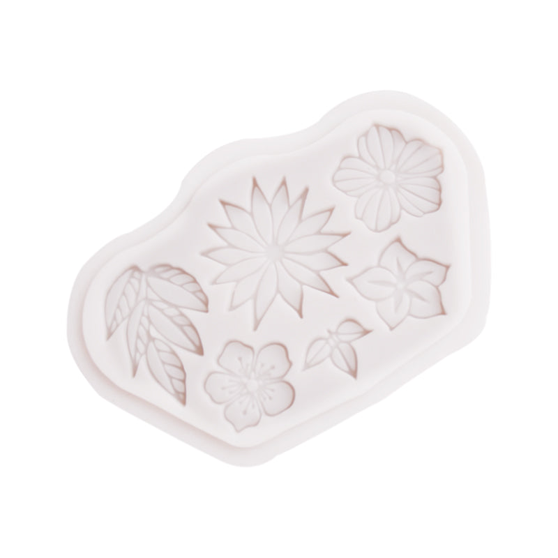 Flowers Silicone Fondant Mold 6 Cavity