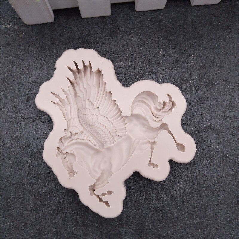 Flying Horse Silicone Fondant & Chocolate Mold