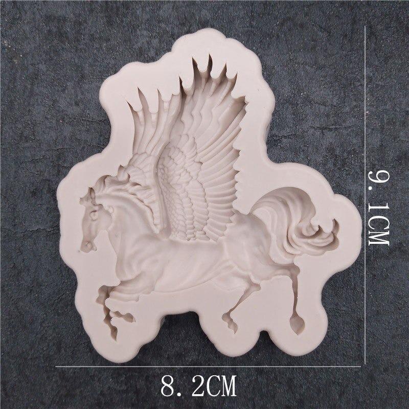 Flying Horse Silicone Fondant & Chocolate Mold