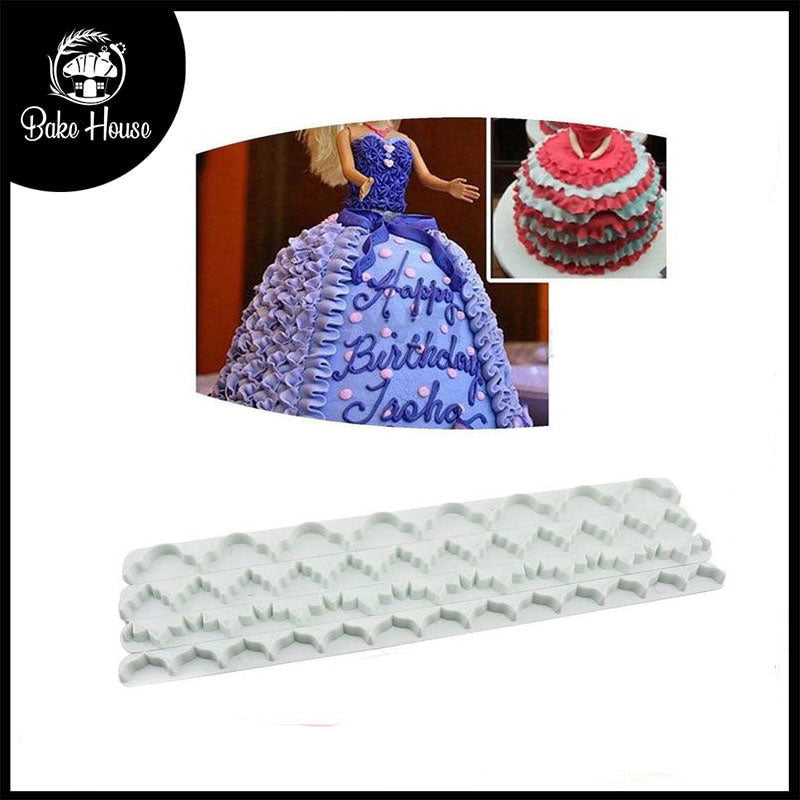 Fondant Cake Lace Border Cutter 4Pcs Set