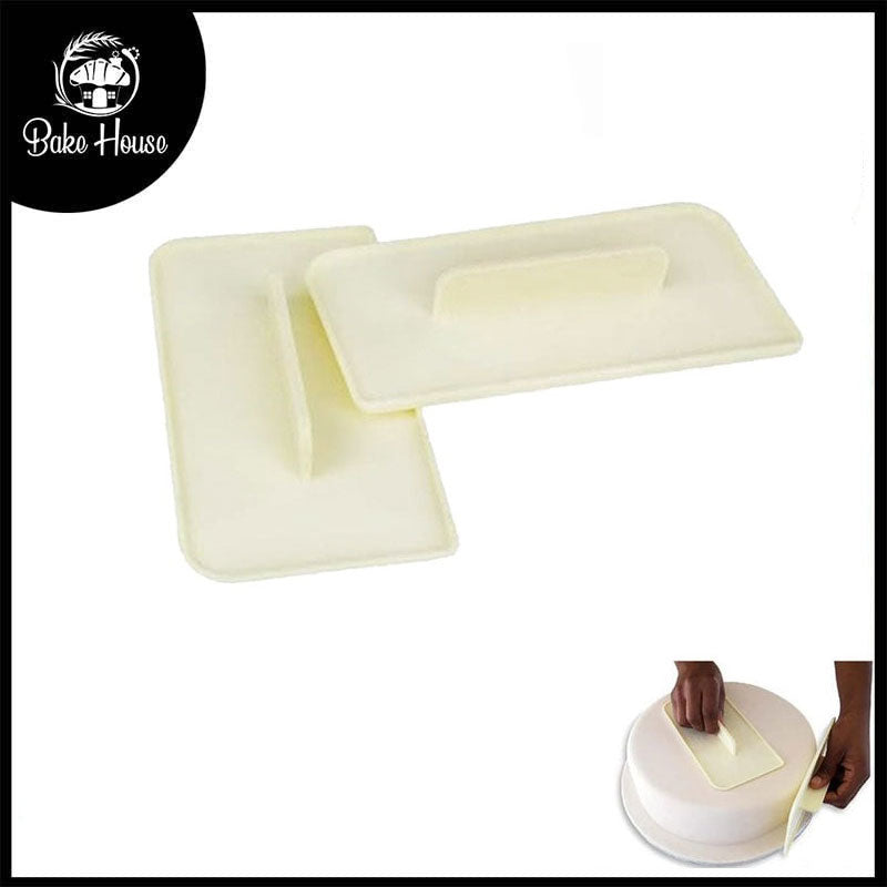 Fondant Cake Smoother Polisher Plastic 2Pcs Set