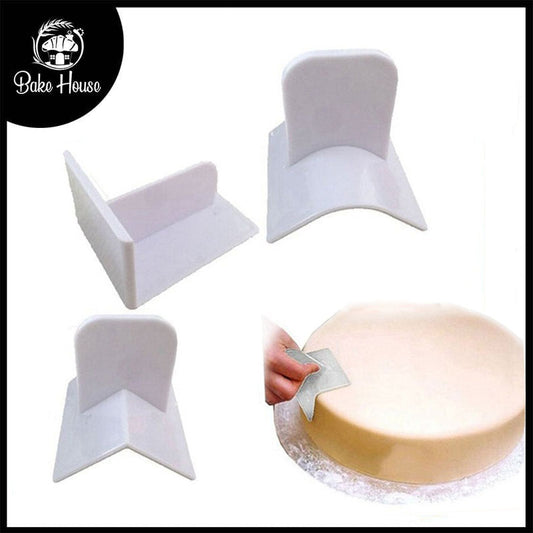 Fondant Edge Smoother 3Pcs Set Plastic