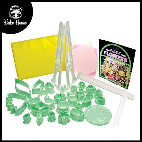 Fondant Gum Paste Flower Making Set 32 Pcs