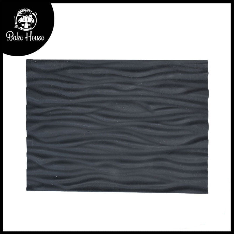 Fondant Imprint Silicone Mat Wood Grain Design