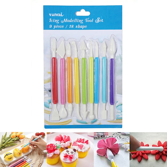 Fondant Modeling Tool 9Pcs Set