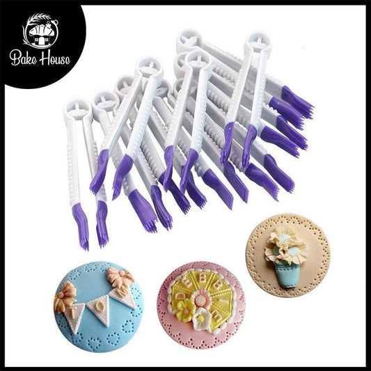 Fondant Multifunctional Lace Clips 10Pcs Set Plastic