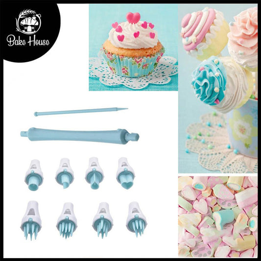 Fondant Pattern Creator Tool 10Pcs Set Plastic