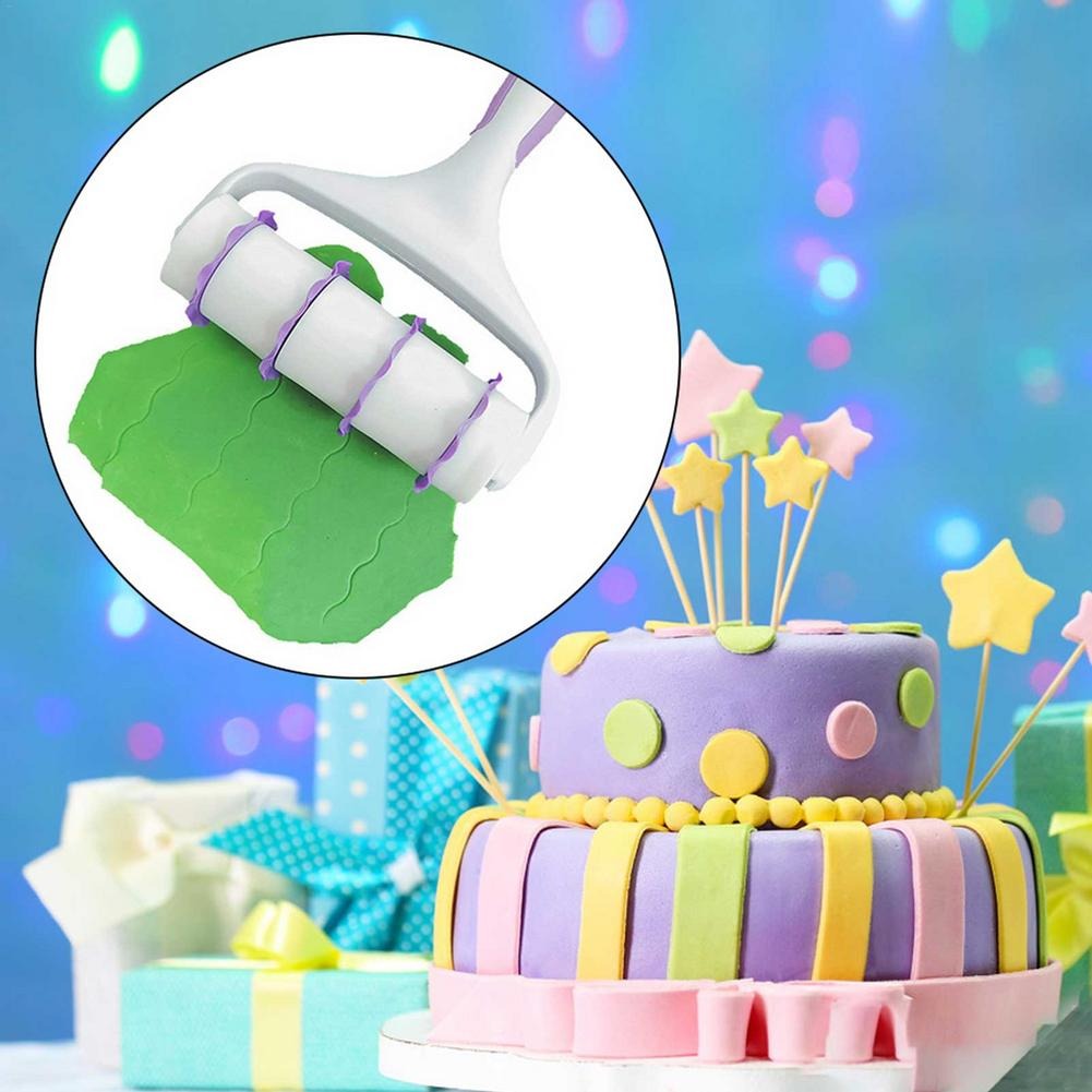 Fondant Strip Ribbon Roller Cutter Complete Set