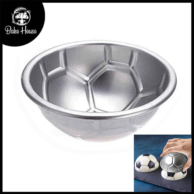 Football Soccer Aluminium Cake Mold 9cm