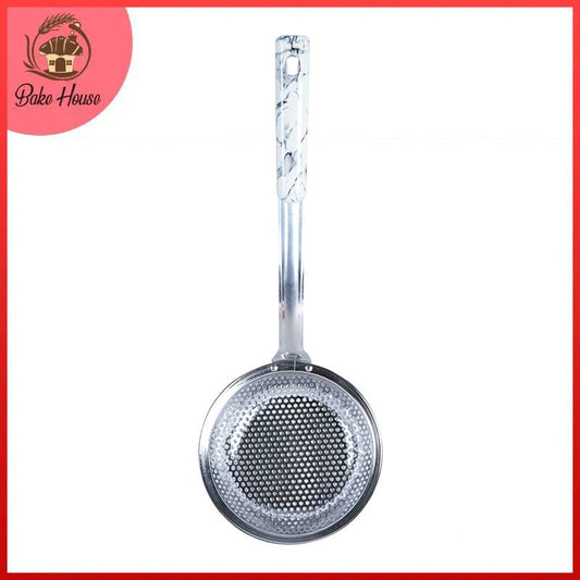 Stainless Steel Kitchen Multifunctional Colander 14 cm Basket With Plastic Handle