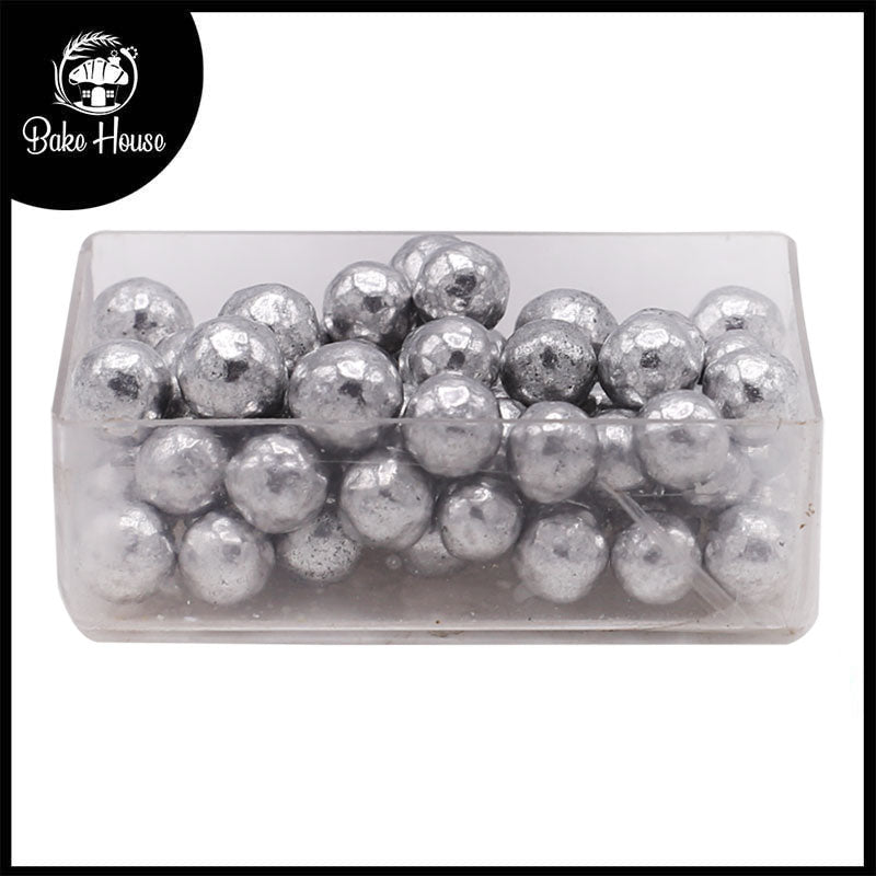 Large Silver Edible Pearls 30g Pack