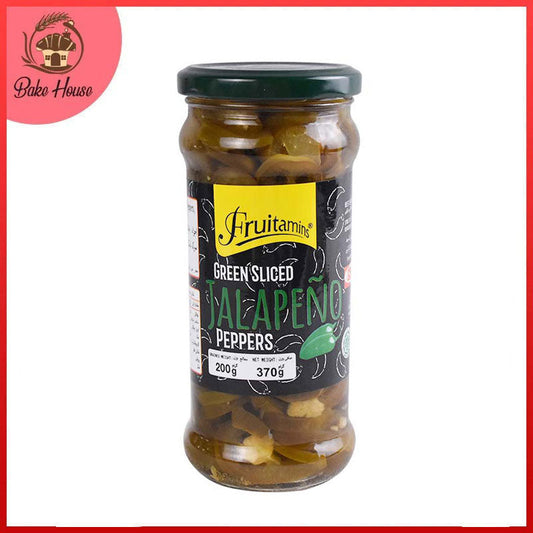 Fruitamins Green Sliced Jalapeno Peppers 370g