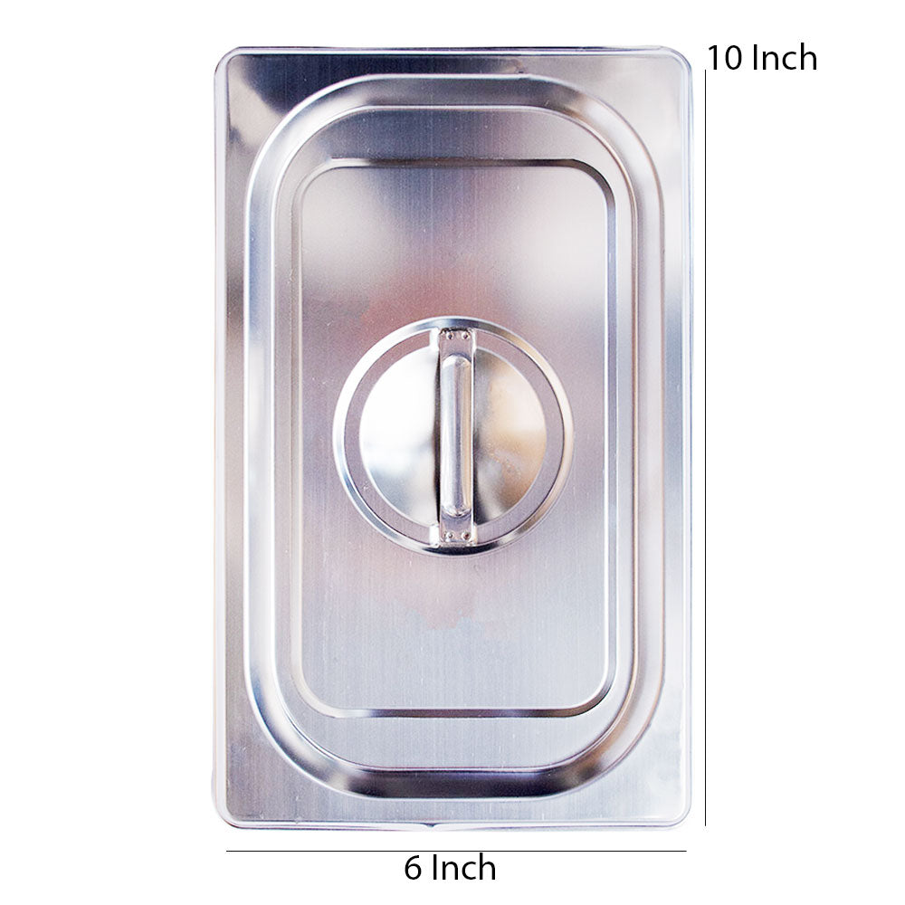 GN 10*6 Inch Pan Cover Stainless Steel