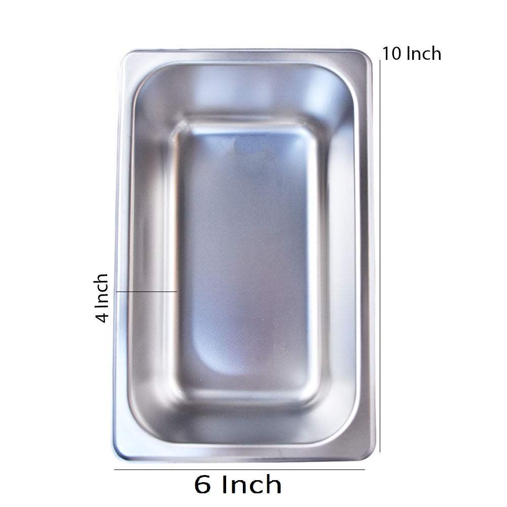 GN Pan Kitchen Stainless Steel 10*6*4 Inch
