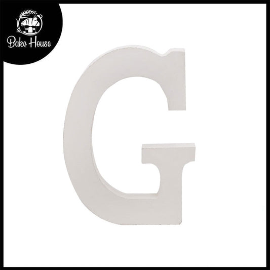 Freestanding Wooden Uppercase Alphabet G