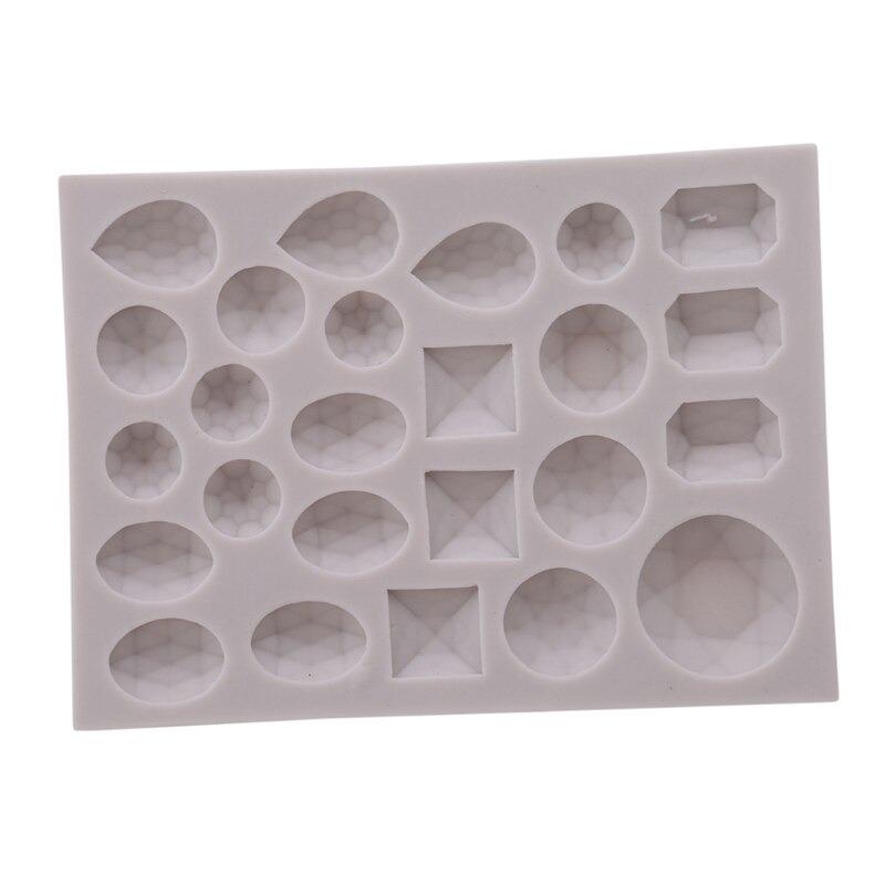 Gemstones Silicone Fondant & Chocolate Mold 25 Cavity