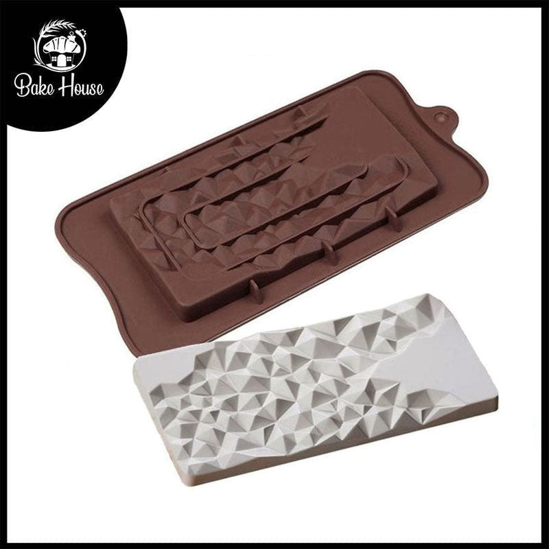 Geometric Chocolate Bar Mold Silicone