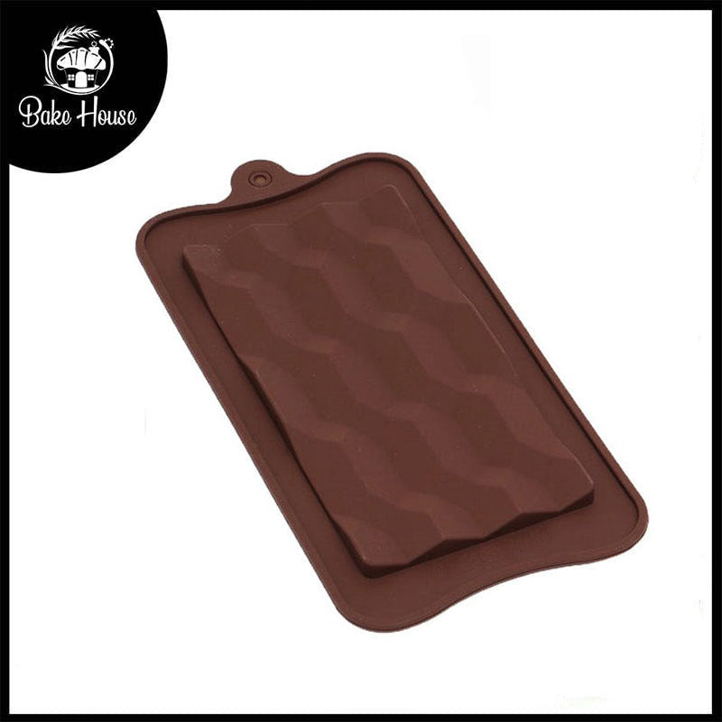 Geometric Wall Design Chocolate Bar Silicone Mold