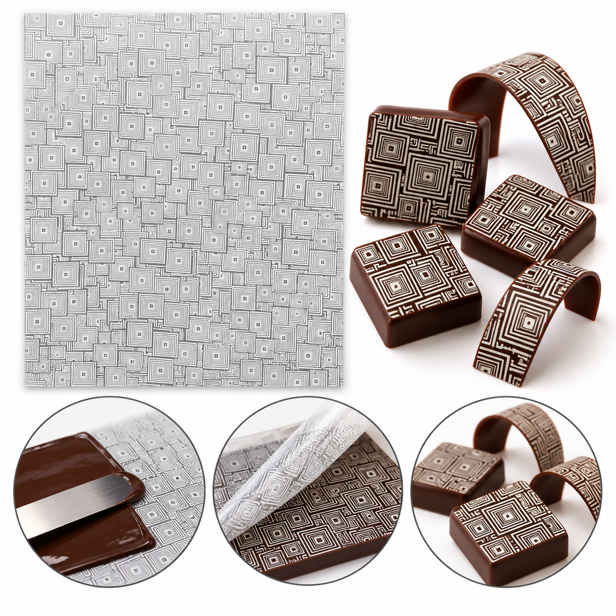 Chocolate Transfer Sheet (Design 30)