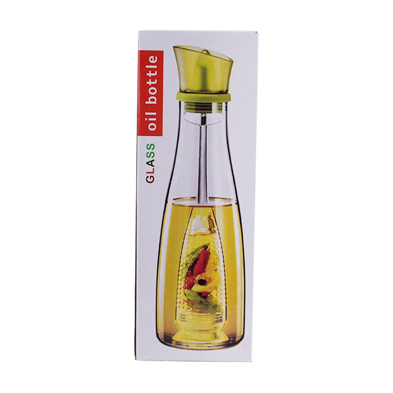Glass Oil Bottle 500ml With Infuser
